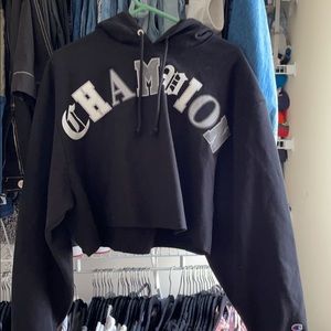 Cropped champion sweatshirt